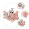 thumbnail image 3 of 3Pcs Baby Bath Mitts Washcloths Scrubber Cartoon Cactus Towels (Assorted Color), 3 of 8