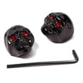 thumbnail image 2 of Electric Guitar Bass Volume Tone Pot Control Knobs Buttons Skull Design Knobs Guitar Accessories (Black), 2 of 7