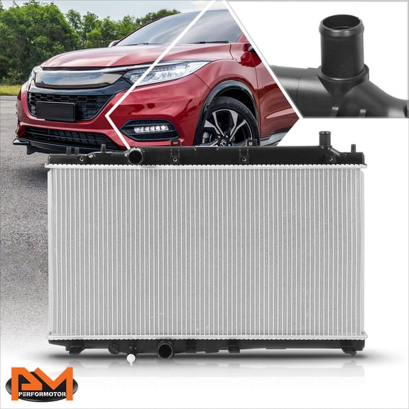 PM PERFORMOTOR Aluminum Core Factory Style Cooling Radiator for 16-22 Honda HR-V AT DPI-13539