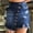 Navy, variant on Patlollav Skirts for Womens,Women's Plus Size Shorts Summer Zipper Skirt Casual High Waist Denim Skirt