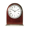 thumbnail image 1 of Monogram Online Arch Wood Desk Clock, Silver Bezel, 1 of 3
