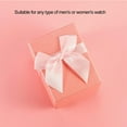 thumbnail image 3 of Hltser Watch Storage Gift Box Set  Bowknot Watch Case Watch Gift Bracelet Box with Pillow  Wrist Watch/Bangle Pillow Box Single Compartment Display Storage Box for Christmas Anniversary, 3 of 8
