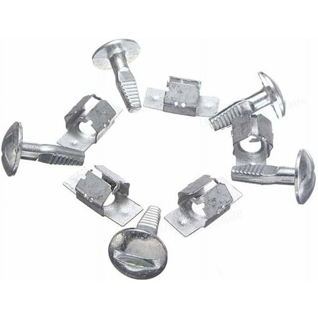 pares de clips de fijación de aleación de aluminio para debajo del motor, tornillos de repuesto