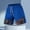 Blue, variant on Men's Vintage Sweat Shorts Drawstring Elastic Waist Wide Leg Shorts Casual Track Shorts