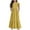 Yellow B, variant on Ashirexll Teen Summer Dresses, Girls Summer Dresses, 6-12 Years Fashion Girls Summer Short Sleeve Round Neck Solid Color Dress