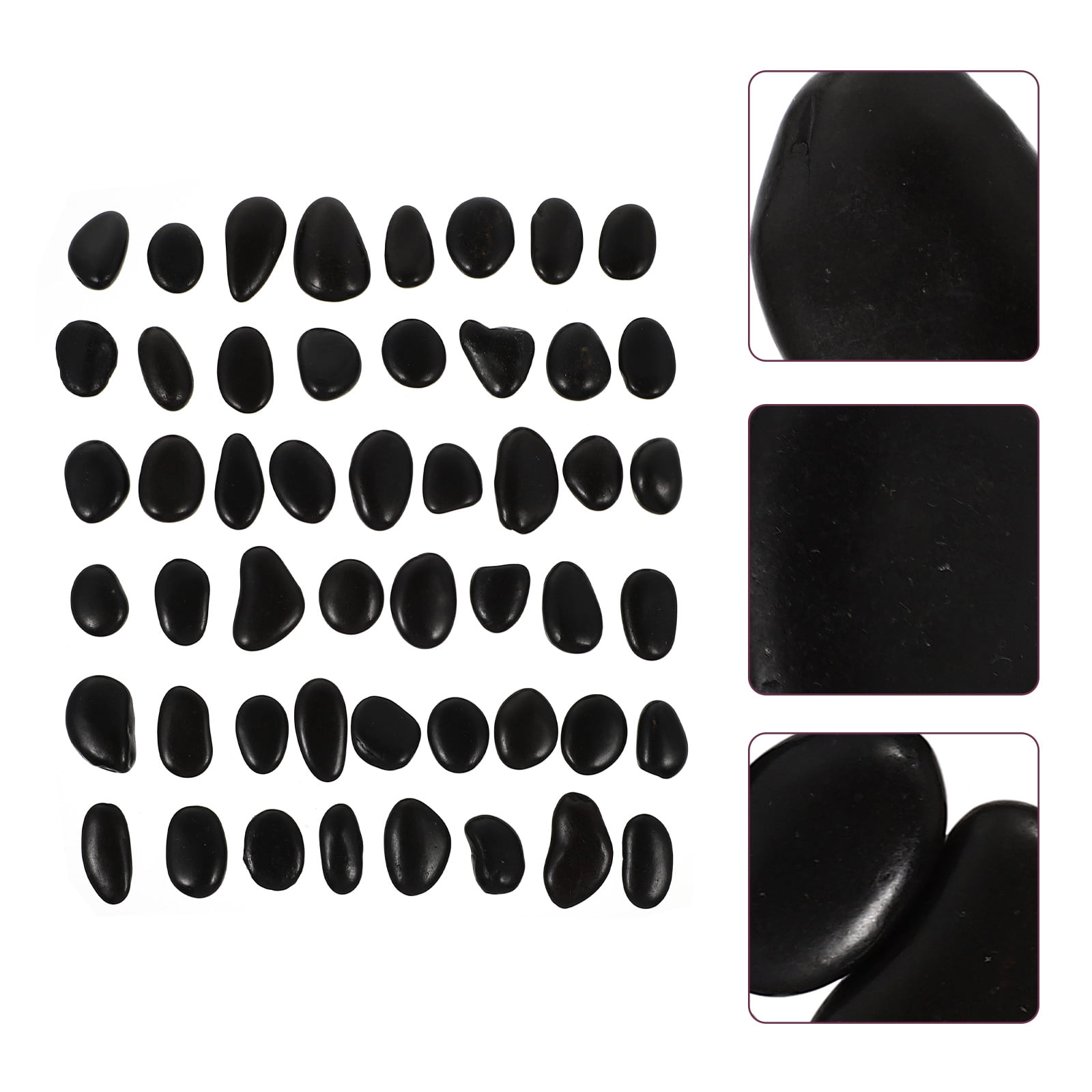 Parvistic 50 Pcs DIY Painting Flat Stones Kids Doodling Rocks Art Drawing Graffiti Rocks
