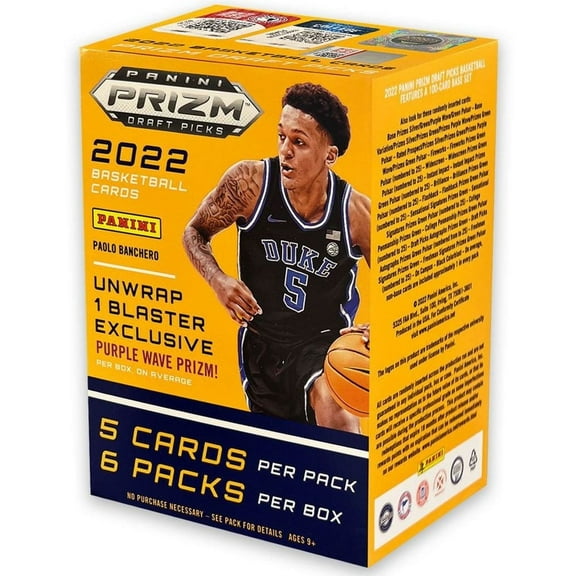 College Panini 2022 Prizm Draft Picks Basketball Trading Card BLASTER Box (6 Packs)