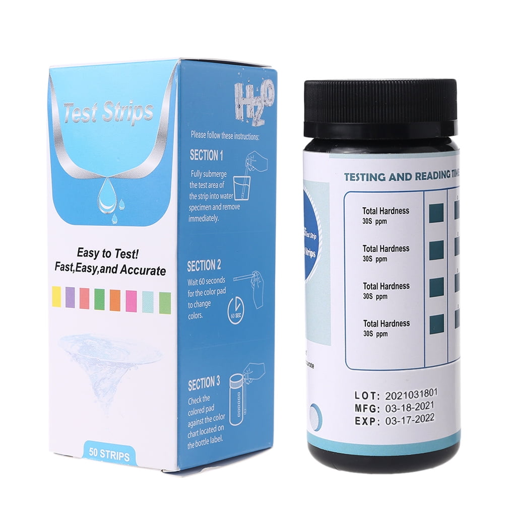 HGYCPP Water Complete Hardness Test Strip Excellent Test Kit for