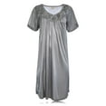 thumbnail image 5 of JEFFRICO Womens Nightgowns Sleepwear Soft Pajama Dress Short Sleeve Nightshirts, 5 of 5