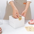 thumbnail image 4 of Cajas para Pasteles EQOREIIN 15x15x13 cm con Bases y Adhesivos, 4 of 7