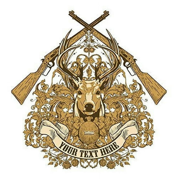 Deer Hunting Edible Cake Image Topper for 1/4 sheet cake