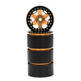 thumbnail image 4 of Labymos Aluminum Alloy Wheel Rim Beadlock 2.2in Wheel Rims Hub 4pcs Replacement for 1/10 1/8, 4 of 6