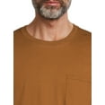 thumbnail image 3 of Athletic Works Men's and Big Men's Active Soft Blend Pocket T-Shirt, 3 of 5