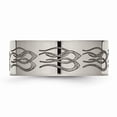 thumbnail image 3 of Titanium Flat 8mm Laser Design Polished Band Size: 8; for Adults and Teens; for Women and Men, 3 of 6
