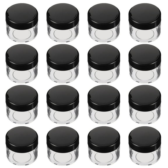 LABSERRON 20Pcs 3.8X3.8X3.3In Clear Plastic Containers Small Sample Containers With Lids For Home Use
