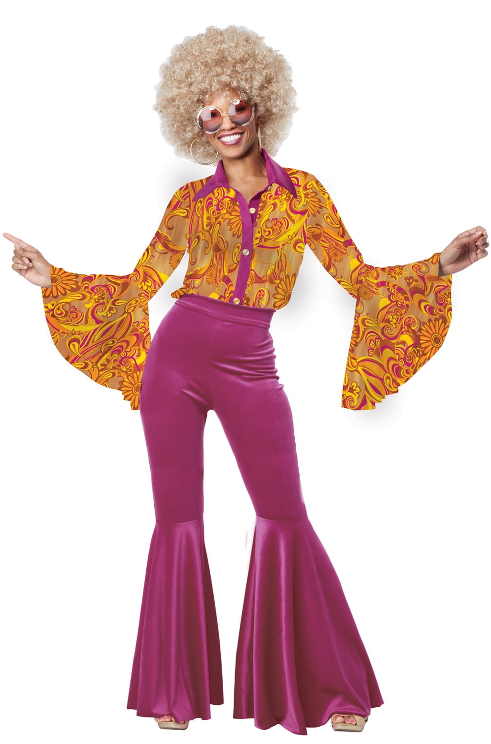 Funky Disco Diva Adult Costume - Walmart.com - Walmart.com