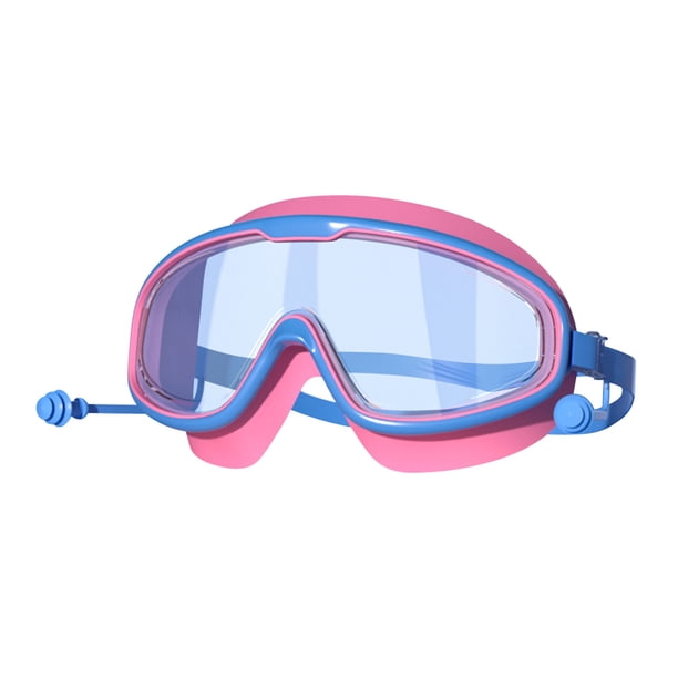 Gafas de Natación para Niños Gafas de Natación con Marco Grande, Impermeable de Alta Definición Y Protección Ocular, Equipo de Gafas de Natación de Moda para Estudiantes