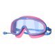 thumbnail image 2 of Gafas de natación Marco grande HD antiempaña, protección impermeable para los ojos • Lentes inquebrantables • Sellado de silicona suave • Correa ajustable • Azul • Equipo para piscina, 2 of 3