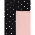 thumbnail image 3 of The Children's Place Toddler Girls Bow Leggings, 4-Pack, Sizes 12M-5T, 3 of 4