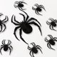 thumbnail image 1 of Decoraciones de pared de Halloween Diy 3d Plástico Araña Decoración Pegatinas Decoración de Halloween Hogar Pared Ventana Interior Exterior Araña aterradora 6 paquetes Negro, 1 of 5