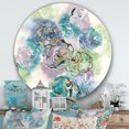 thumbnail image 3 of Designart 'composition Pastel Foral I' Art Mural en Métal Style Ferme, 3 of 3