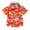 style04-Orange, variant on Gamivast Placed Tropical Hawaiian Shirt for Boys with Pocket Short Sleeve Loose Fit Shirts - Floral Button Down Shirt Vacation Casual Beach Shirts Red Placed by Me to be Delivered