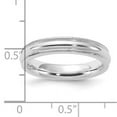 thumbnail image 6 of Auriga Fine Jewelry 925 Sterling Silver 4mm Milgrain Wedding Band Ring Size 6 for Women, 6 of 7