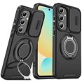thumbnail image 1 of Fashion Slide Camera Protective Phone Case For Samsung S25Ultra S25Plus S25 S24Ultra S24Plus S24FE S24 360° Rotatable Metal Bracket Shockproof Cover, 1 of 8