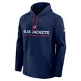 thumbnail image 5 of Men's Fanatics Navy Columbus Blue Jackets Authentic Pro Rink Hoodie, 5 of 6