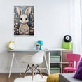 thumbnail image 3 of Stupell Industries Woodland White Rabbit Animals & Insects Painting White Framed Art Print Wall Art, 20 x 30, 3 of 10