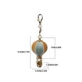 thumbnail image 3 of JGJJUGN Leather Hot Air Balloon Pendant DIY Kit, Hand Sewn Mini Keychain, Craft Material Package for Personalized Gifts and Handmade Projects, 3 of 9