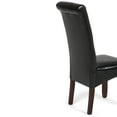 thumbnail image 2 of Simpli Home Cosmopolitan Parson Chair (Set of 2) in Midnight Black, 2 of 11