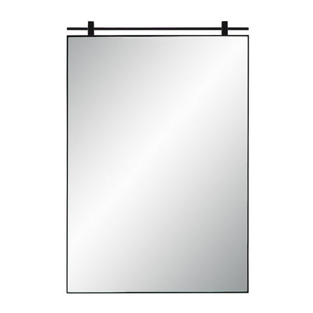 Renwil Titel 36" Tall Rectangular Mirror, Matte Black