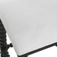 thumbnail image 5 of Uttermost Pryce 26" Wood and Fabric Backless Counter Stool in Black and White, 5 of 7