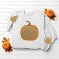 thumbnail image 4 of Enjoytime Women's Sweatshirt Halloween Pumpkin Print Long Sleeve Pullover Top Fall Fashion Lightweight Casual Sweatshirts, 4 of 6