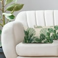 thumbnail image 5 of Tropical Green Leaf Rectangular Pillow Covers 12X20 in Botanical Banana Monstera Plant Palm Tree Couch Pillow Cases Set of 2 Summer Throw Pillows Home Decor for Room Bedroom Bed Cushion Outdoor, 5 of 5