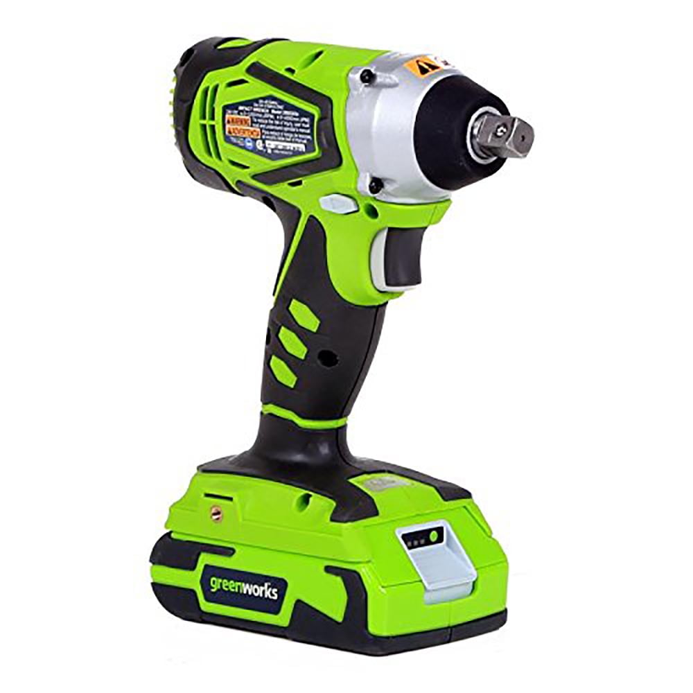 Greenworks 24V Cordless Impact Wrench, Battery Not Included 3800302a