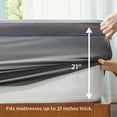 Cozy Comfort Mattress Topper Queen Size Extra Thick Mattress Pad
