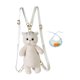 thumbnail image 3 of Mochila de peluche de gato, suave y ligera, ideal para uso diario en la calle. Tejido azul, 3 of 9