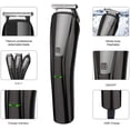 thumbnail image 2 of Mens Hair Clippers, Hair Cutter For Men/Kids/Baby/Barber Hair Trimmers, Cordless Hair Clippers Waterproof Rechargeable Low Noise Hair Cutting Tools Nose Ear Hair Trimmer Body Groomer 3 In 1, 2 of 7