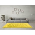 thumbnail image 3 of Ahgly Company Indoor Rectangle Abstract Yellow Contemporary Area Rugs, 6' x 9', 3 of 4