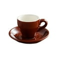 thumbnail image 1 of Ceramic Espresso Cups 2.5oz, Dishwasher & Microwave Safe, Brown, 1 of 5