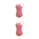thumbnail image 3 of Minnieouse Traje de baile Leotardo de ballet Traje de baile Elástico Transpirable Atractivo Accesorios para mujer Entrepierna cerrada Rosa S marrón rosa S 2piezas, 3 of 6