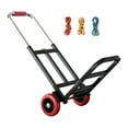 thumbnail image 5 of jiaping Folding Hand Truck Hand Cart Utility Carts Carrier with 3 Elastic Ropes Portable, 5 of 7