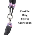 thumbnail image 3 of 1-pack dubbla hundkoppel, nylon hundkoppel splitter med mjukt handtag, trasselfritt dubbelkoppel för promenader och träning med 2 hundar, 3 of 5