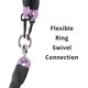 thumbnail image 3 of 1-pack dubbla hundkoppel, nylon hundkoppel splitter med mjukt handtag, trasselfritt dubbelkoppel för promenader och träning med 2 hundar, 3 of 5