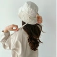 thumbnail image 3 of LinYooLi Lace-up Fisherman Hat Women Blogger Ligweig Windbreak Rope Sunshade Basin Hat Sun Bucket Hat Gorra 모자, 3 of 6