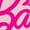 HEATHER PINK, variant on Barbie - Logo Hearts - Toddler Girls Fitted Short Sleeve T-Shirt