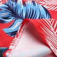 thumbnail image 4 of Camisas Para Hombre Manga Corta Camisas de de playa de verano para hombres, camisas de manga corta con estampado informal de primavera para hombres (Red, XL), 4 of 5