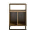 thumbnail image 3 of Novogratz Regal Turntable Stand / End Table, Walnut, 3 of 15